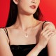 White Jade Peace Luck Necklace Pendant