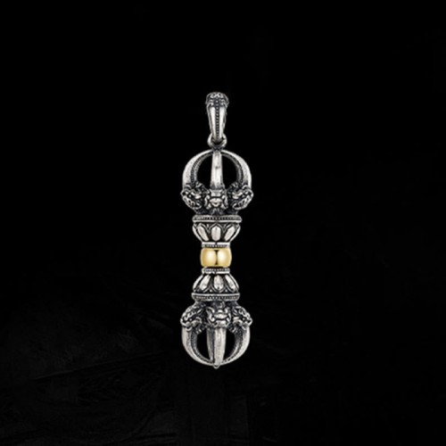 Tibetan Dorje Vajra Wealth Necklace Pendant Tibetan Dorje Vajra Wealth Necklace Pendant