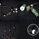 Tibetan Nine-Eye Dzi Bead Protection Necklace