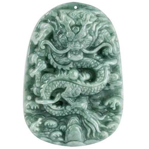 Chinese Zodiac Dragon Jade Prosperity Necklace Pendant Chinese Zodiac Dragon Jade Prosperity Necklace Pendant