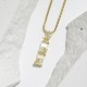 Chalcedony Bamboo Harmony Necklace
