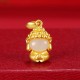 White Jade Buddha Success Necklace White Jade Buddha Success Necklace