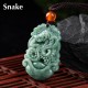 Natural Jade 12 Chinese Zodiac Prosperity Necklace Natural Jade 12 Chinese Zodiac Prosperity Necklace