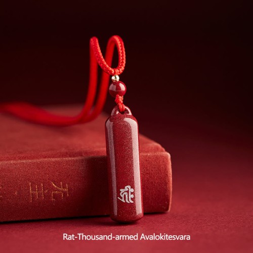 Chinese Zodiac Buddha Cinnabar Amulet Protection Necklace Pendant Chinese Zodiac Buddha Cinnabar Amulet Protection Necklace Pendant