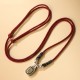 Tibetan 925 Sterling Silver Zakiram Goddess of Wealth Protection Necklace