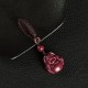 Laughing Buddha Cinnabar Blessing Pendant Keychain Laughing Buddha Cinnabar Blessing Pendant Keychain