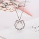 Chalcedony Lock of Good Wishes Necklace Chalcedony Lock of Good Wishes Necklace
