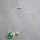 Green Chalcedony Strength Necklace Pendant