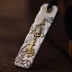 Chinese Character Copper Coin Wealth Necklace Pendant