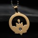 Lotus Titanium Steel Enlightenment Necklace Pendant