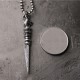 925 Sterling Silver Dragon Dorje Vajra Necklace 925 Sterling Silver Dragon Dorje Vajra Necklace