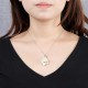 White Jade Lotus Flower Happiness Necklace White Jade Lotus Flower Happiness Necklace