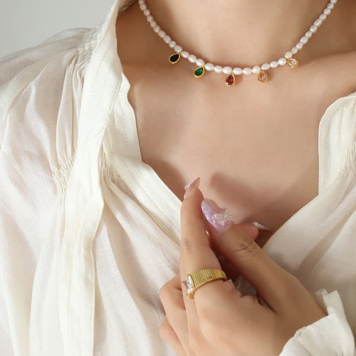 Pearl Crystal Purity Necklace Pendant Pearl Crystal Purity Necklace Pendant