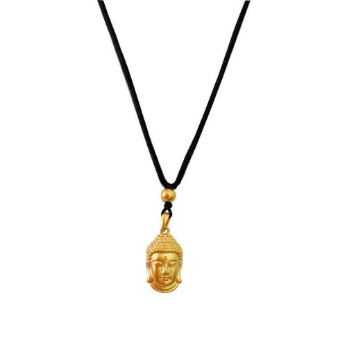 Gold Buddha Copper Wealth Necklace Pendant Gold Buddha Copper Wealth Necklace Pendant