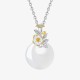 925 Silver Chalcedony Twelve Months Flower Harmony Pendant 925 Silver Chalcedony Twelve Months Flower Harmony Pendant