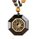 Bagua Yin Yang Black Obsidian Beaded Necklace Bagua Yin Yang Black Obsidian Beaded Necklace