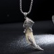 Titanium Steel Imitation Wolf Tooth Balance Necklace Titanium Steel Imitation Wolf Tooth Balance Necklace