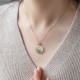 Yin Yang Jade 18K Gold Prosperity Necklace Pendant Yin Yang Jade 18K Gold Prosperity Necklace Pendant