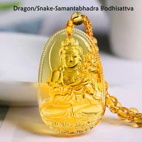 Citrine Guardian Buddha Serenity Necklace Pendant Citrine Guardian Buddha Serenity Necklace Pendant