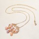 Gold-plated Pearl Chinese Lock Sincerity Necklace Gold-plated Pearl Chinese Lock Sincerity Necklace