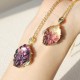 Colorful Fluorite Nine-Tailed Fox Protection Necklace Colorful Fluorite Nine-Tailed Fox Protection Necklace