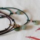 Round Jade Peace Lotus Abundance Necklace Pendant