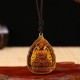 Tibetan Buddha Liuli Crystal Serenity Necklace Pendant Tibetan Buddha Liuli Crystal Serenity Necklace Pendant