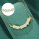 Hetian Jade Bamboo Fu Character Necklace Set Hetian Jade Bamboo Fu Character Necklace Set