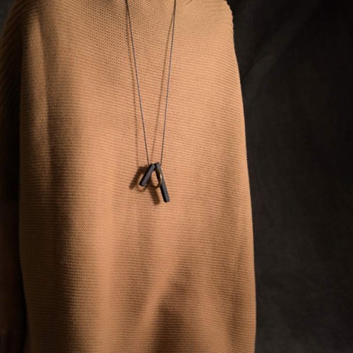 Zen Circle Ebony Wood Enlightenment Necklace Zen Circle Ebony Wood Enlightenment Necklace