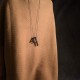 Zen Circle Ebony Wood Enlightenment Necklace Zen Circle Ebony Wood Enlightenment Necklace