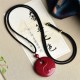 Laughing Buddha Yin Yang Cinnabar Blessing Necklace
