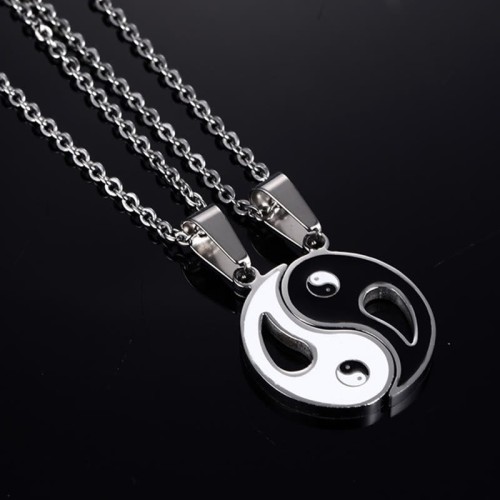 Yin Yang Couple Pendant Necklace Yin Yang Couple Pendant Necklace