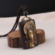Ebony Wood Elephant God Fortune Necklace Ebony Wood Elephant God Fortune Necklace