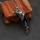 Wolf Tooth Titanium Steel Balance Necklace Wolf Tooth Titanium Steel Balance Necklace
