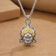 Yellow God of Wealth Amulet Necklace Yellow God of Wealth Amulet Necklace