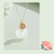 925 Silver Chalcedony Twelve Months Flower Harmony Pendant 925 Silver Chalcedony Twelve Months Flower Harmony Pendant