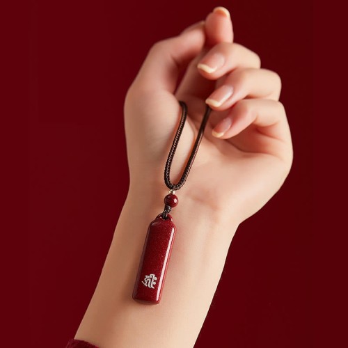 Chinese Zodiac Buddha Cinnabar Amulet Protection Necklace Pendant Chinese Zodiac Buddha Cinnabar Amulet Protection Necklace Pendant