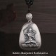 999 Silver Zodiac Natal Buddha Heart Sutra Necklace 999 Silver Zodiac Natal Buddha Heart Sutra Necklace