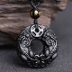 Pixiu Obsidian Wealth Necklace Pendant Pixiu Obsidian Wealth Necklace Pendant