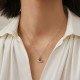 Strawberry Quartz Blue Crystal Love Healing Necklace