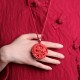 Year of the Dragon Cinnabar Copper Coin Necklace Year of the Dragon Cinnabar Copper Coin Necklace