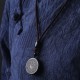 Black Obsidian Bagua Yin Yang Strength Necklace Black Obsidian Bagua Yin Yang Strength Necklace