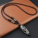 Nine-Eye Dzi Bead Wealth Necklace Nine-Eye Dzi Bead Wealth Necklace