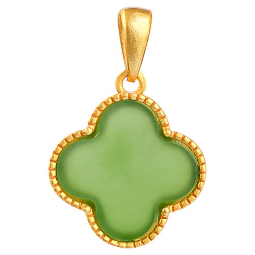Hetian Jade Four Leaf Clover Luck Pendant Hetian Jade Four Leaf Clover Luck Pendant