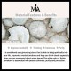Round White Agate Luck Necklace Pendant