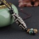 Nine-Eye Dzi Bead Wealth Necklace Nine-Eye Dzi Bead Wealth Necklace