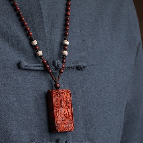 Chinese Zodiac Buddha Sandalwood Protection Necklace Chinese Zodiac Buddha Sandalwood Protection Necklace
