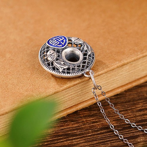 Koi Fish Lotus Peace Buckle Wealth Necklace Pendant Koi Fish Lotus Peace Buckle Wealth Necklace Pendant