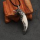 Wolf Tooth Titanium Steel Balance Necklace Wolf Tooth Titanium Steel Balance Necklace
