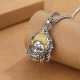 Yellow God of Wealth Amulet Necklace Yellow God of Wealth Amulet Necklace